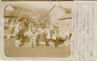 1900 Stájerlak, Stájerlakanina, Anina, Steierdorf; piac / market, folklore. photo (EK)