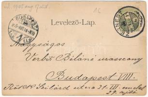 1905 Zernest, Zernyest, Zarnesti; Propaste, Robert Binder üzlete és saját kiadása / shop (EK)