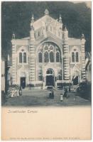 Brassó, Kronstadt, Brasov; Israelitischer Tempel. Verlag Ciureu, Aufnahme Atel. Rembrandt / zsinagóga / synagogue