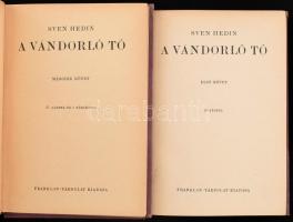 Sven Hedin: A vándorló tó. I-II. köt. Ford.: Mezey Dénes. A Magyar Földrajzi Társaság könyvtára. Bp....