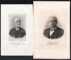 cca 1913 2 db képes halálozási értesítő és két arckép