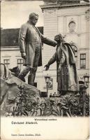 Zilah, Zalau; Wesselényi szobor. Seres Samu kiadása / statue (EK)