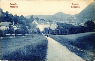 Brassó, Kronstadt, Brasov; Postarét. H. Zeidner / Postwiese / Livadia postei (EK)