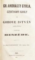1861 Országgyűlési beszédek gyűjteménye, 32 beszéd + 1 határozati javaslat + 1 képviselőházi fölirat...