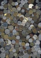 1kg vegyes világpénz, régi és új