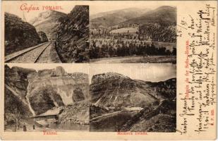 1900 Sofia, Sophia, Sofiya; Chemin de fer Sofia-Roman, Tunnel, Milkova livada / railway line, railway tunnel (Rb)