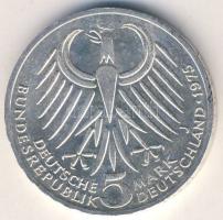 NSZK 1975. 5M Ag "Ebert" T:2