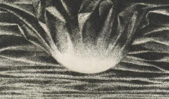 Rékassy Csaba (1937-1989): Nyár. Rézmetszet, papír. Jelzett. Számozott (50/41). Lap széle kissé sérü...