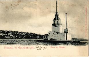 1902 Constantinople, Istanbul; Tour de Léandre / lighthouse (fl)