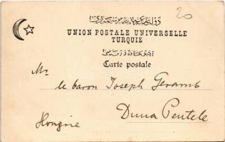 1902 Constantinople, Istanbul; La Mosquée du Sultan Ahmed et la Pyramide murée / mosque (fl)