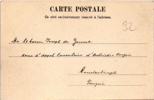 1900 Constantinople, Istanbul; Rue conduisant a la sublime Porte / street view