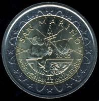 San Marino 2005. 2€ "Nemzetközi Fizika Év" T:2+/1 RR!!