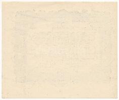 1849. 10Ft "Kincstári utalvány" 1960-as évekbeli utánnyomata, vízjeles papíron. Hátlap bél...