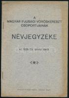 1928 A Magyar Ifjusági Vöröskereszt csoportjainak névjegyzéke az 1928/1929. iskolai évről. Szolnok, Beniczky-ny., 27 p.