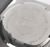 Tag Heuer búváróra, Kvarc szerkezet, elemmel, működik, gumi szíjjal. 35 mm