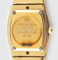 Reimond Weil kvarc női karóra, karcos üveggel, működik, fém szíjjal. 25x22 mm