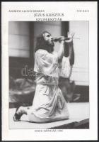 1986 Jézus Krisztus szupersztár, a Rock Színház képes ismertetője, szép állapotban, 14p