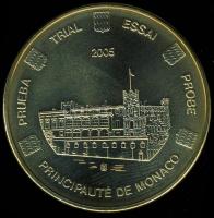Monaco 2005. 50c próbaveret! T:BU