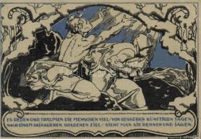 Német Birodalom/Weimari Köztársaság/ Weimar 1921. 50Pf(6x) 6klf db, teljes sor T:I