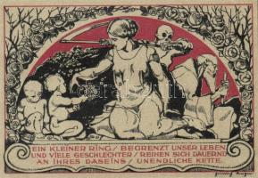 Német Birodalom/Weimari Köztársaság/ Weimar 1921. 50Pf(6x) 6klf db, teljes sor T:I