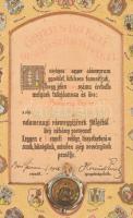 cca 1920-1930 Az Országos Magyar Hadimúzeum Egyesület által kiadott, névre szóló "Nemzeti Erekl...