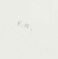 Mark (Márkus), Anna (1928-): Geometrikus kompozíció, 1990. Szitanyomat, papír, jelzett, művészpéldán...