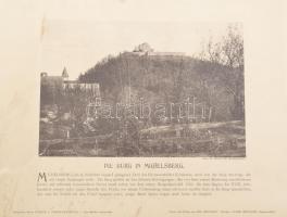 cca 1910 Sigerius, Emil: Siebenbürgisch-sächsische Burgen und Kirchenkastelle, 52 tábla szász-erdély...