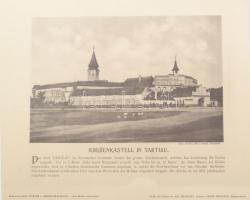 cca 1910 Sigerius, Emil: Siebenbürgisch-sächsische Burgen und Kirchenkastelle, 52 tábla szász-erdély...