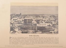 cca 1910 Sigerius, Emil: Siebenbürgisch-sächsische Burgen und Kirchenkastelle, 52 tábla szász-erdély...