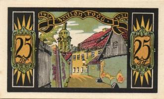 Német Birodalom/Weimari Köztársaság/ Zeulenroda 1921. 25Pf(5x) 5klf db, teljes sor T:I