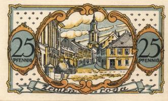 Német Birodalom/Weimari Köztársaság/ Zeulenroda 1921. 25Pf(5x) 5klf db, teljes sor T:I