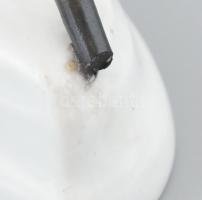 Herendi Toldi, bikával birkózó nagy méretű porcelán. Szarvak letörtek. 30 cm