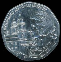 Ausztria 2006. 5€ Ag "Mozart" T:BU