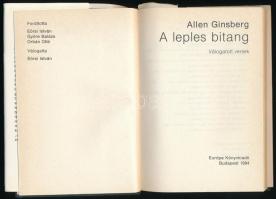 Allen Ginsberg: A leples bitang. Bp., 1984. Európa. Kiadó vászonkötésben, papír védőborítóval