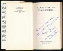 Marcus Aurelius elmélkedései. Ford.: Huszti József. Bp., 1975., Európa. Kiadói egészvászon-kötés, ki...