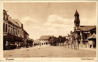 1937 Kapuvár, Eszterházy tér, templom (EK)