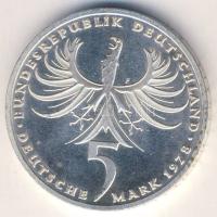 NSZK 1978. 5M Ag "Neumann" T:BU