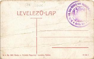 Ruttka, Vrútky; Kassa-Oderbergi Vasút (KsOD, KOV) főműhelyének gépháza, vasútállomás. W.L. Bp. 5863....