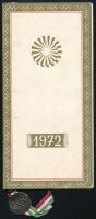 1972 A Müncheni olimpia "olimpiai fogadalomtételére" szóló meghívó, benne számos sportoló ...