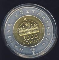 1999. 3000Ft Ag "Államalapítás 1000. évfordulója" T:BU Csak 5000db! Díszdobozban, tanúsítvánnyal!
