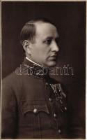 1928 Magas rangú magyar katonatiszt kitüntetésekkel / High-ranking Hungarian military officer with medals. photo