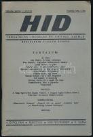 1938 Hid irodalmi, művészeti és társadalmi folyóirat, V. évf. 11. sz.