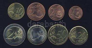 Málta 2008. 1c-2€ 8klf db, forgalmi sor T:1 Tanúsítvánnyal!