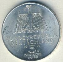 NSZK 1971. 5M Ag "Dürer" T:2