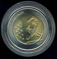 Vatikán 2005. 2€ próbaveret! "XVI.Benedek pápa" T:1 Tanúsítvánnyal!