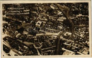 Pozsony, Pressburg, Bratislava; Luftbild, Fliegeraufnahme / légi felvétel / aerial view