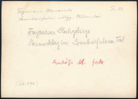 cca 1910 Fogarasi-havasok, Erdélyi Mór felvétele, hátulján feliratozva, 11,5×16 cm / Fagaras Mountai...