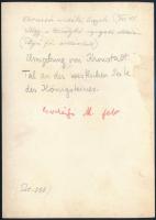 cca 1910 Brassó-vidéki hegyek, Erdélyi Mór felvétele, hátulján feliratozva, 11,5×16 cm / / Brasov (K...