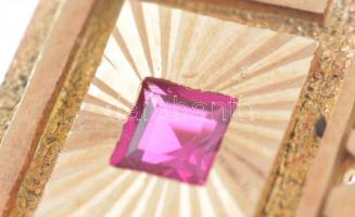 ~1960. "ÉVM (Építésügyi és Városfejlesztési Minisztérium)" jelzett Au kitűző, közepén mest...