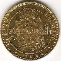 1886 8Ft arany 6,452gr T:2/3+